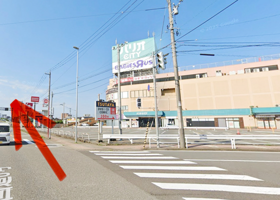 iCracked Store 福井への道順1