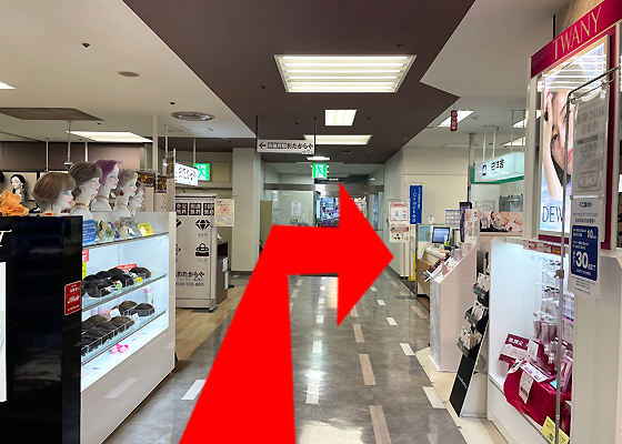 iCracked Store イトーヨーカドー船橋への道順7