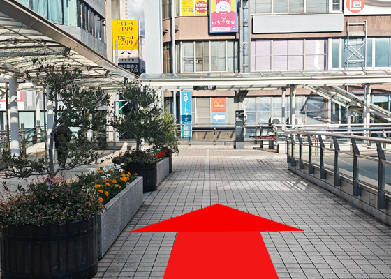 iCracked Store 豊橋への道順3