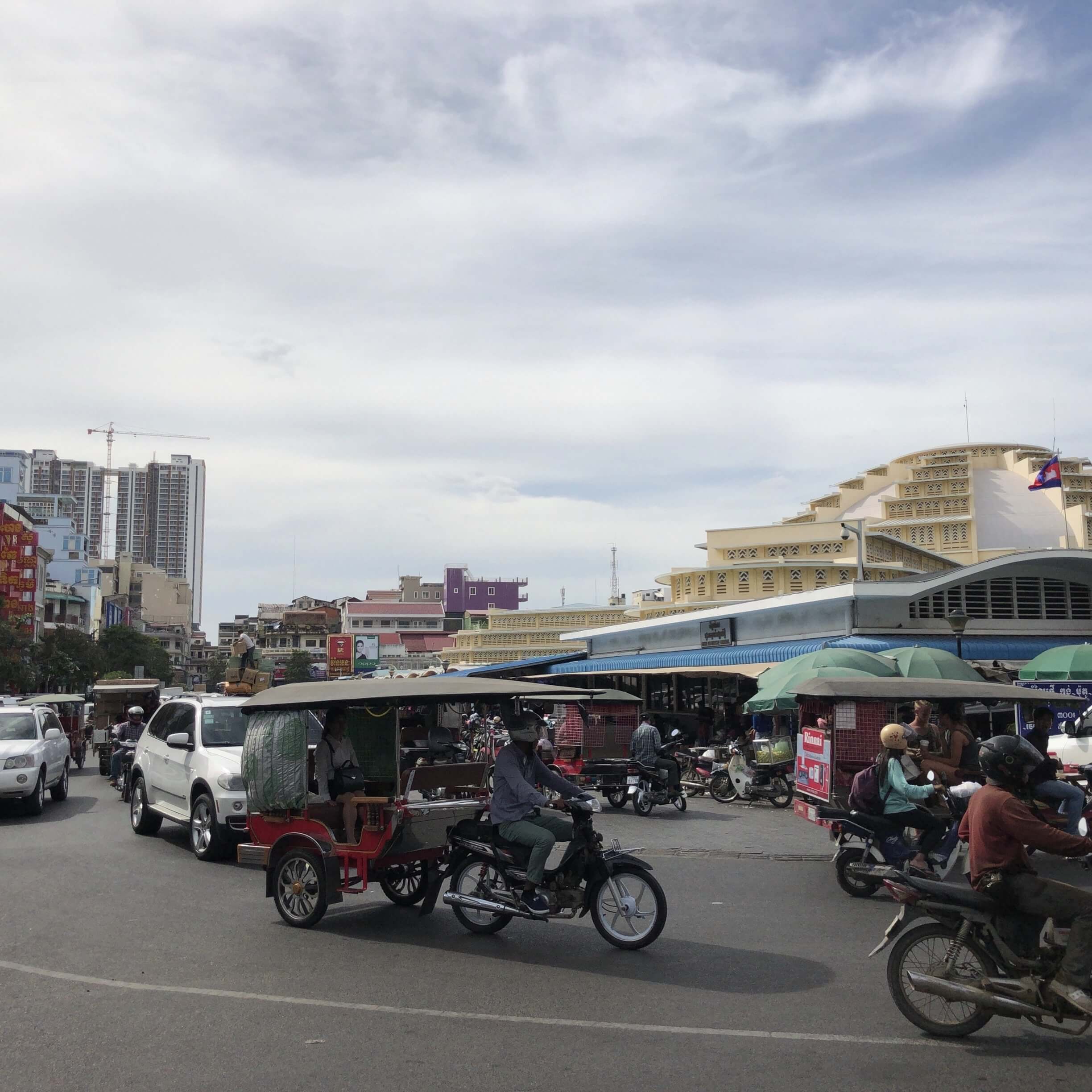 カンボジアの街並み