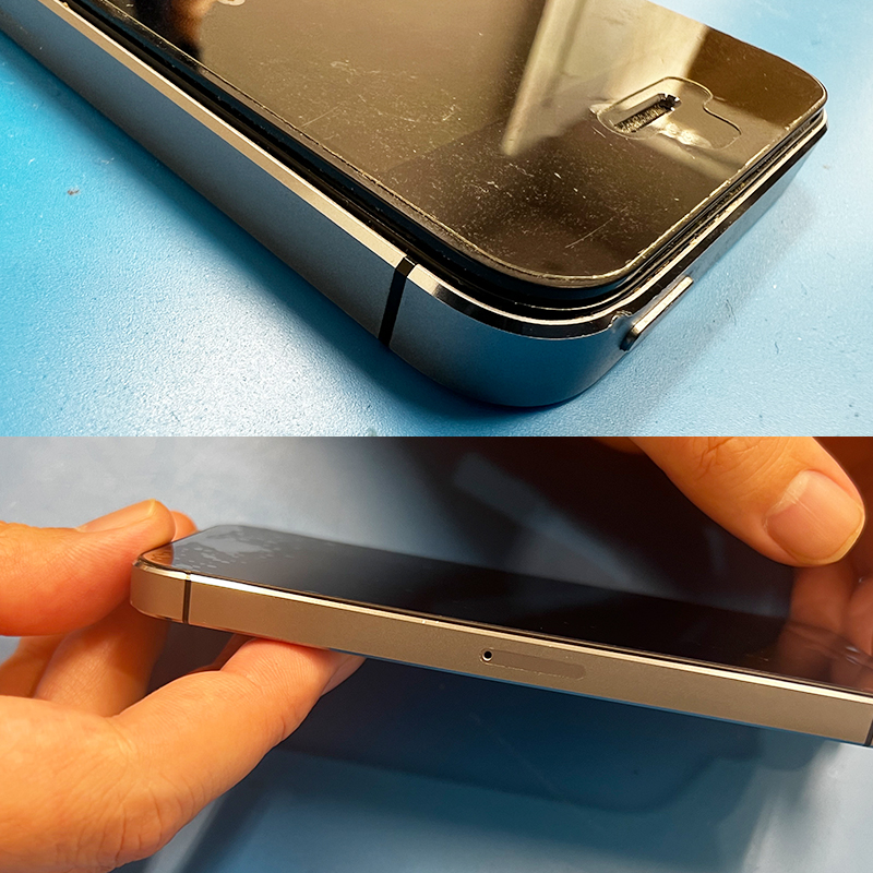 iPhone 5s の画面剥がれを修理