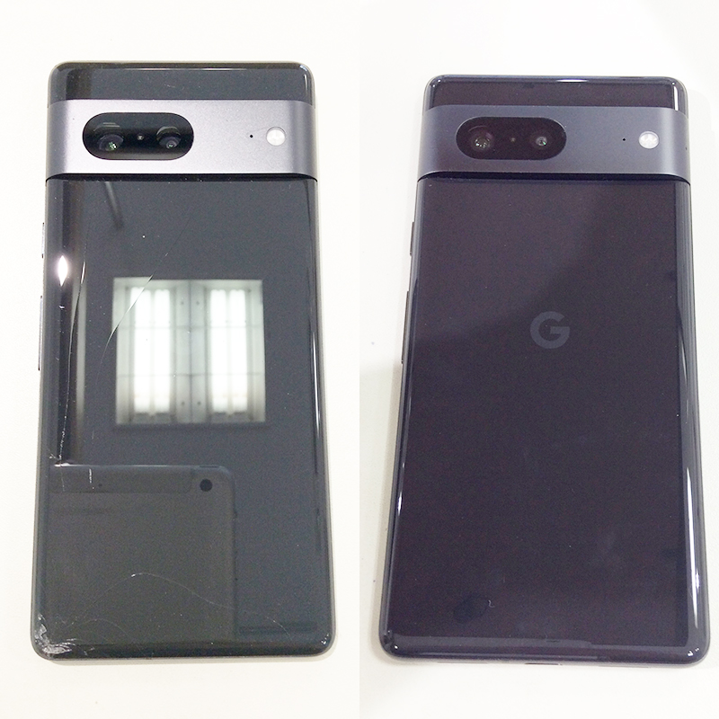 Pixel 7 のひび割れた背面パネルを無事に修理！